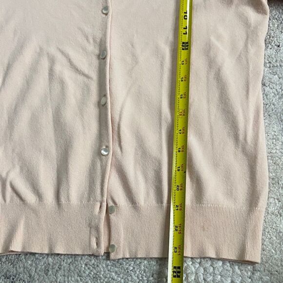 Ann Taylor Ann Round Neck Button Down Cardigan Petite - Picture 12 of 12